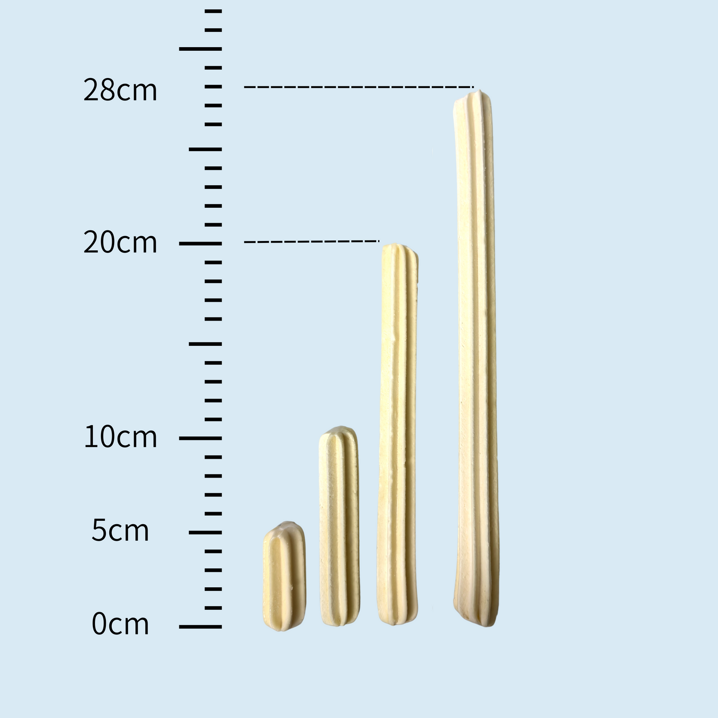 【棒型20cm】さぬきチュロス(油調前 冷凍生地) 160本入り/320本入り